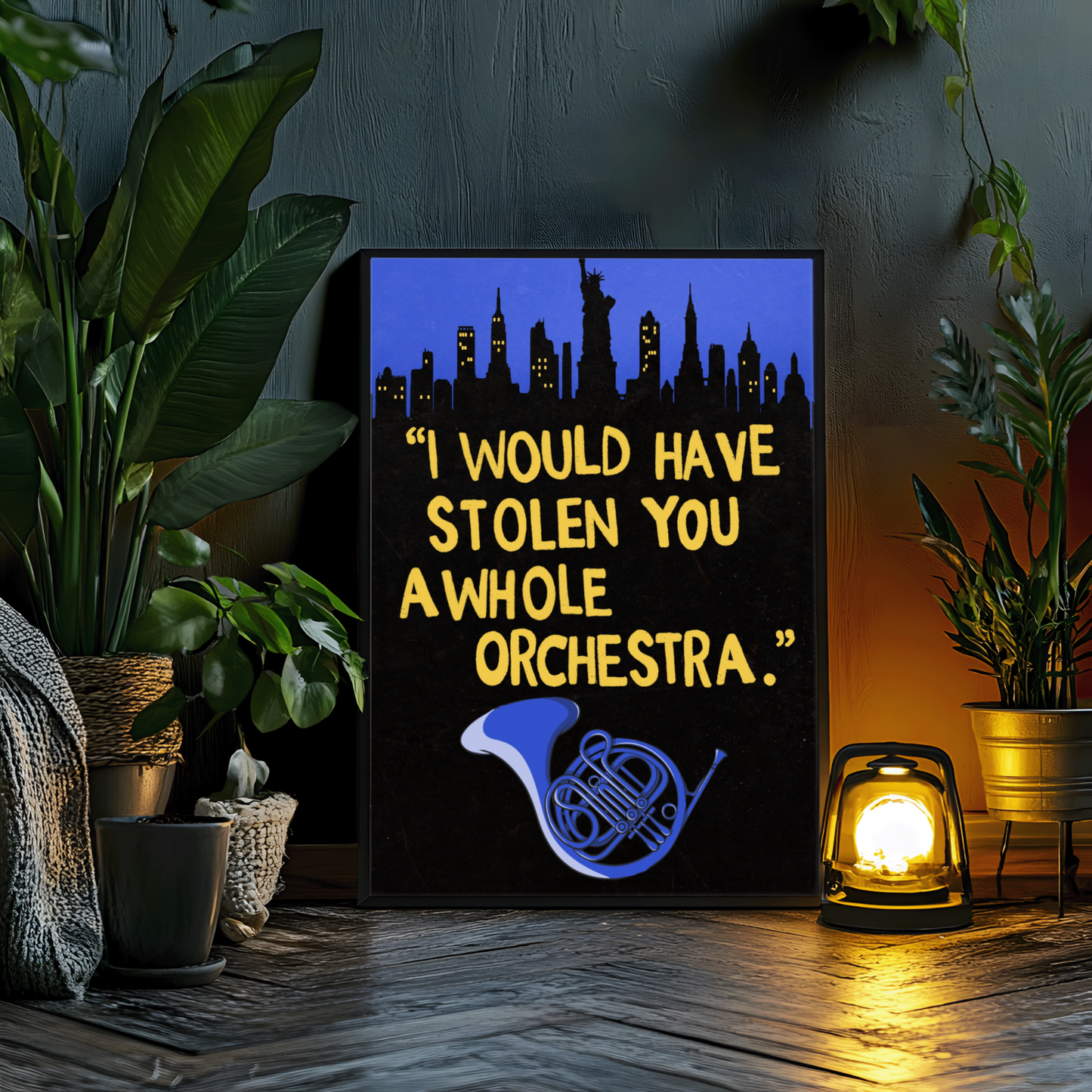The Blue French Horn