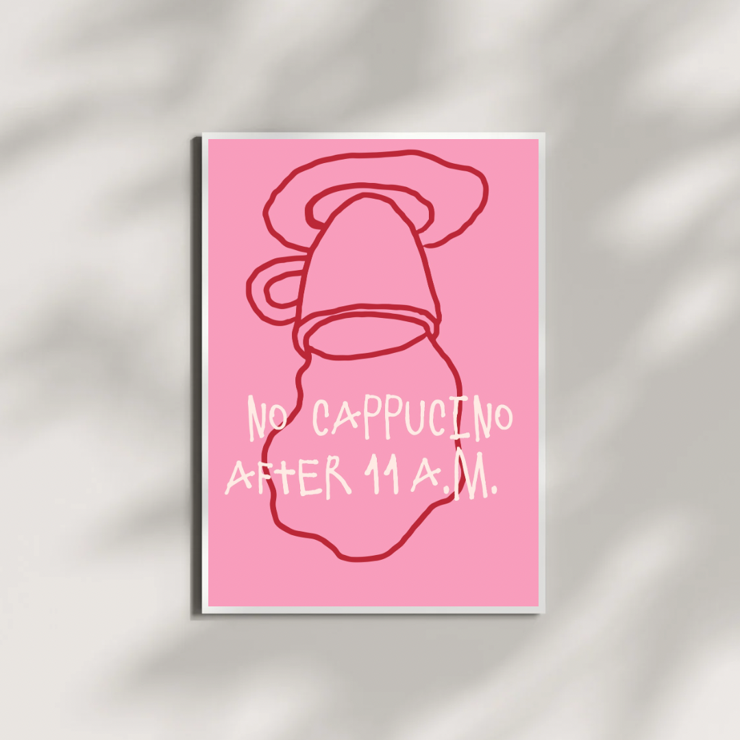 No Cappuccino after 11 a.m.