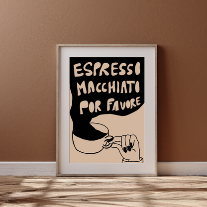 Espresso macchiato, macchiato, macchiato
