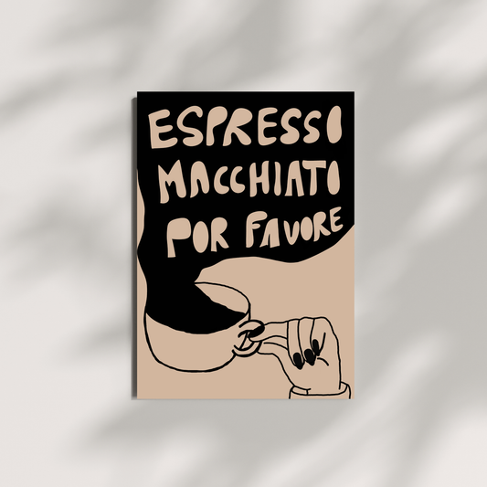 Espresso macchiato, macchiato, macchiato