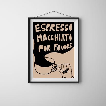 Espresso macchiato, macchiato, macchiato